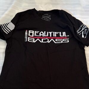 Grunt Style Black 'Beautiful Badass' Graphic Tee